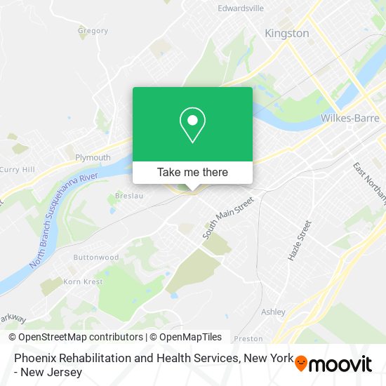 Phoenix Rehabilitation and Health Services map