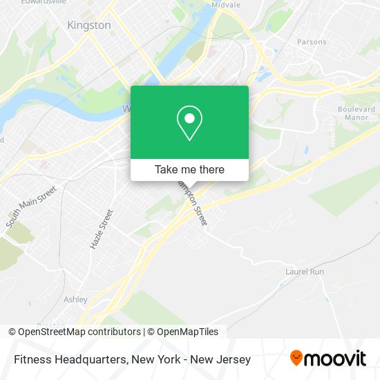 Mapa de Fitness Headquarters