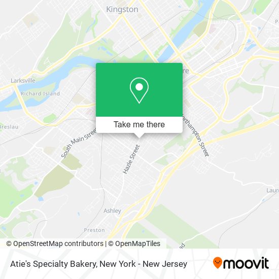 Mapa de Atie's Specialty Bakery