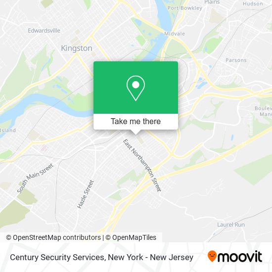 Century Security Services map