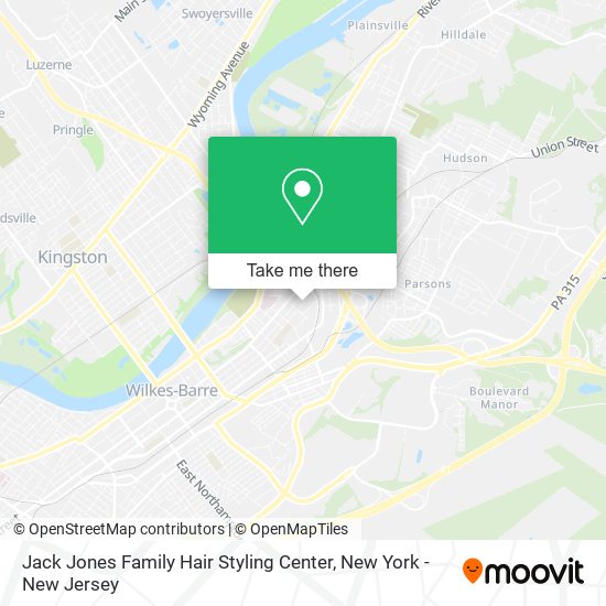 Mapa de Jack Jones Family Hair Styling Center