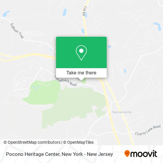 Pocono Heritage Center map