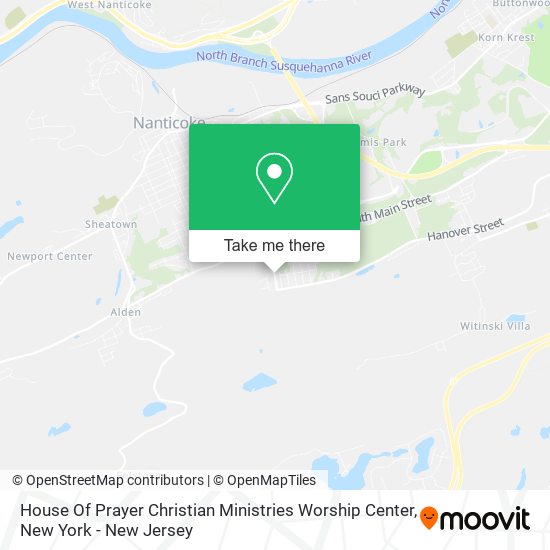 Mapa de House Of Prayer Christian Ministries Worship Center