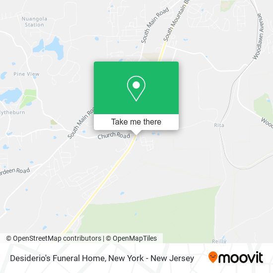 Desiderio's Funeral Home map