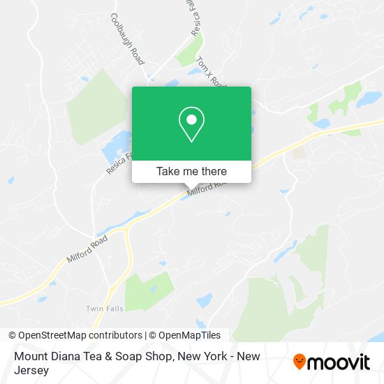 Mount Diana Tea & Soap Shop map