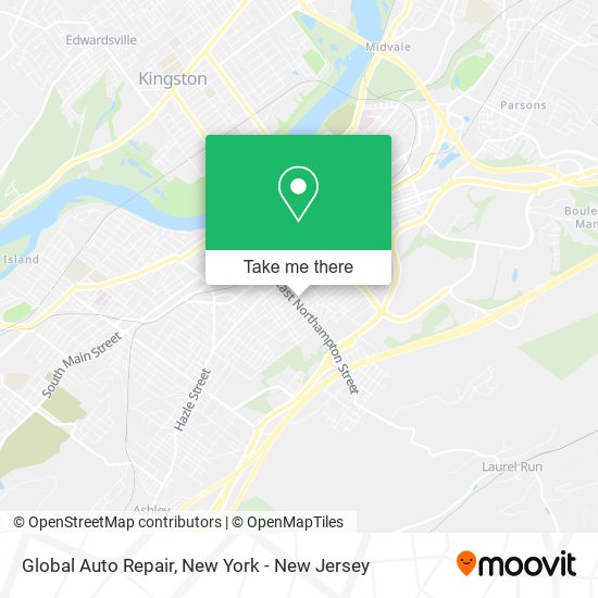 Mapa de Global Auto Repair