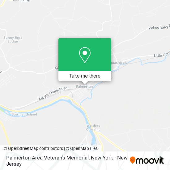 Mapa de Palmerton Area Veteran's Memorial