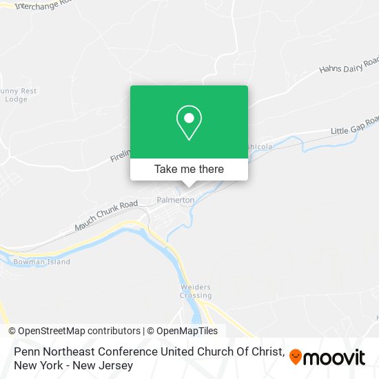 Penn Northeast Conference United Church Of Christ map