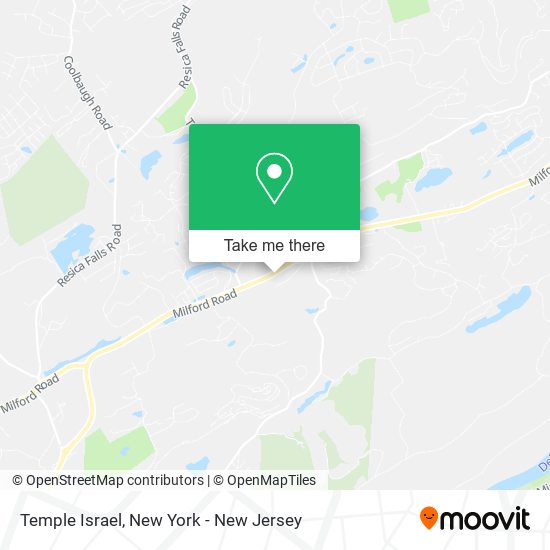 Temple Israel map