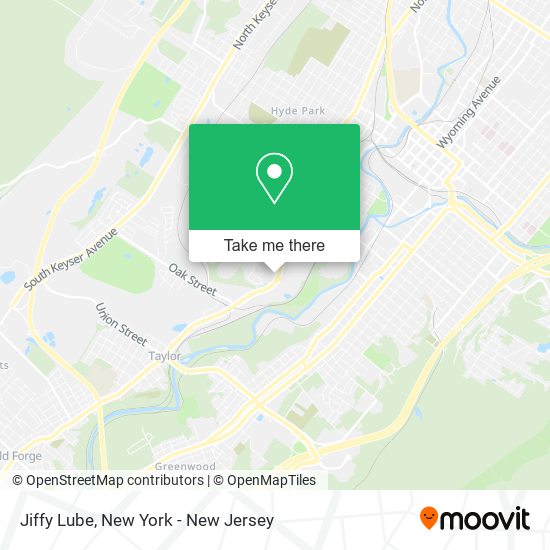 Jiffy Lube map