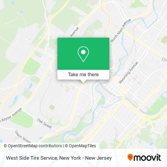 West Side Tire Service map