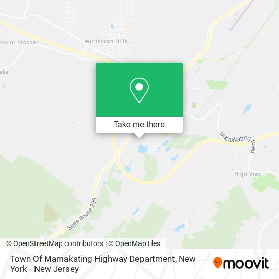 Mapa de Town Of Mamakating Highway Department