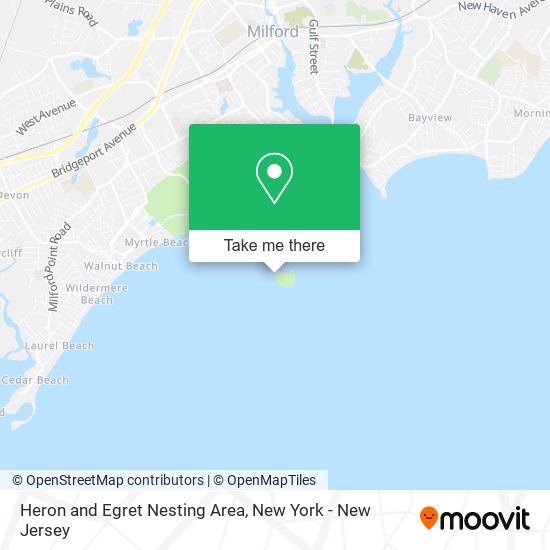 Heron and Egret Nesting Area map