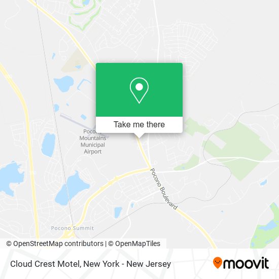 Mapa de Cloud Crest Motel