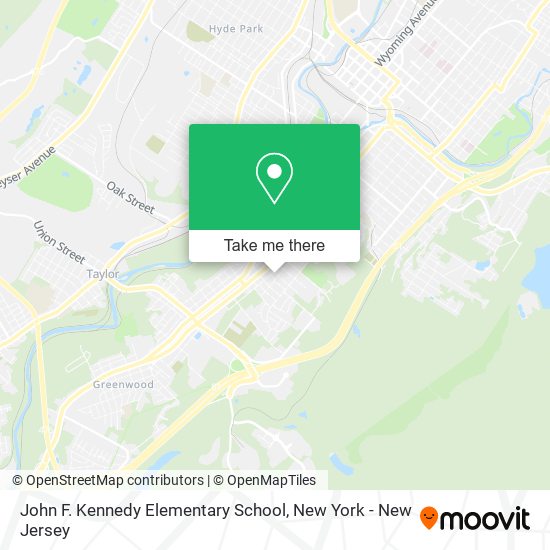 Mapa de John F. Kennedy Elementary School