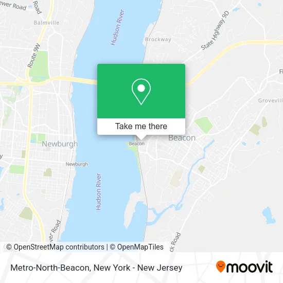 Metro-North-Beacon map