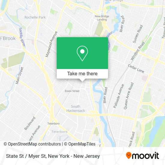 State St / Myer St map