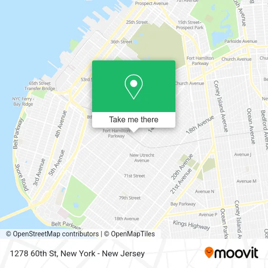 1278 60th St map