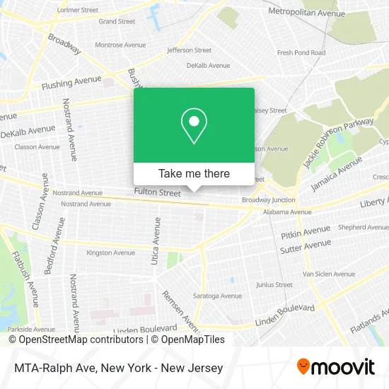 MTA-Ralph Ave map