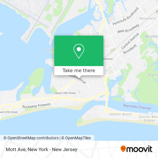 Mott Ave map