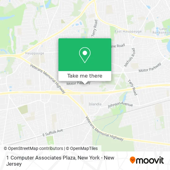 1 Computer Associates Plaza map