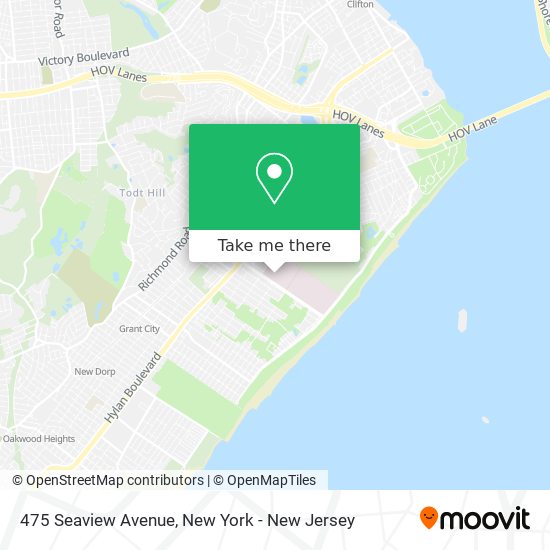 Mapa de 475 Seaview Avenue