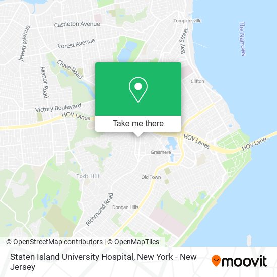 Staten Island University Hospital map