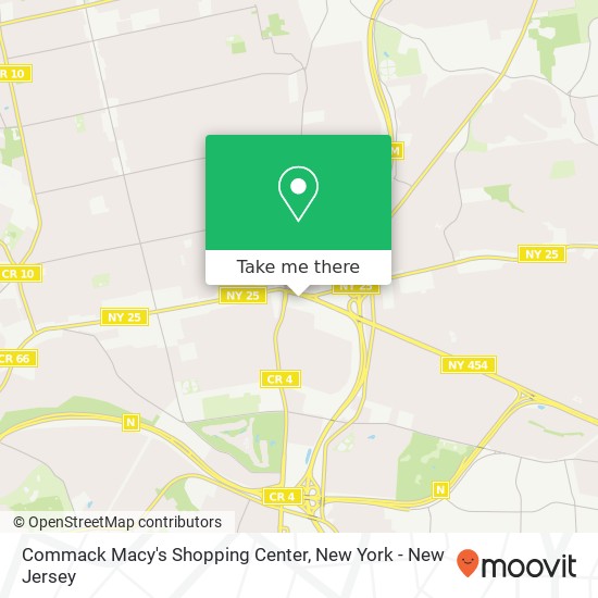 Mapa de Commack Macy's Shopping Center