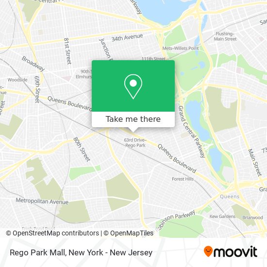 Rego Park Mall map