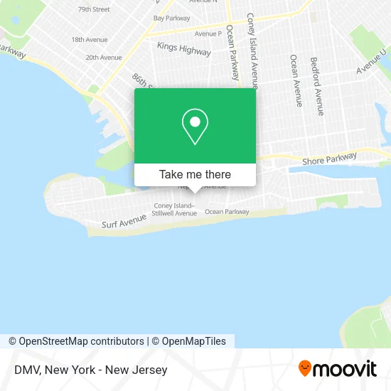 DMV map