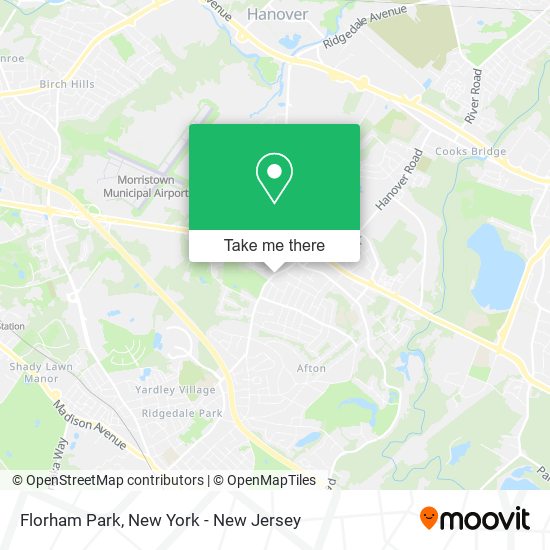 Florham Park map