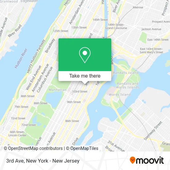 3rd Ave map