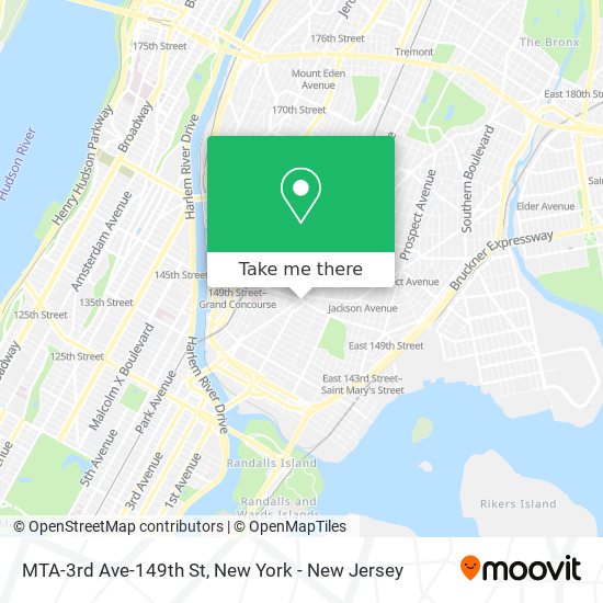 Mapa de MTA-3rd Ave-149th St