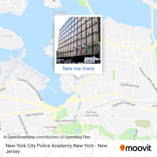 Mapa de New York City Police Academy