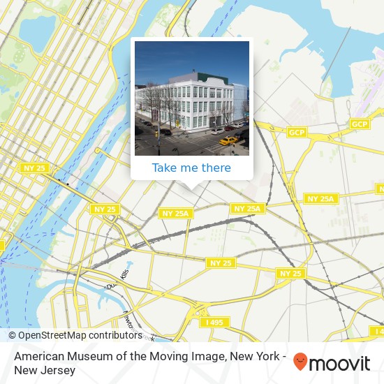 American Museum of the Moving Image map