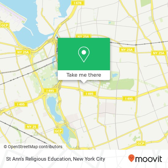 St Ann's Religious Education map