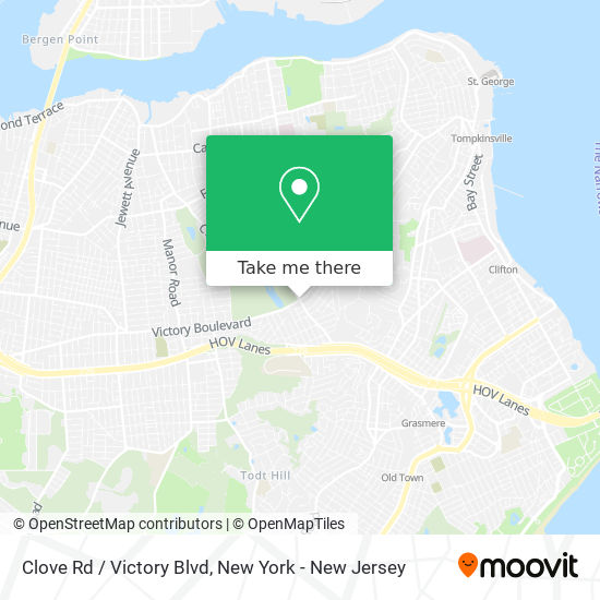 Clove Rd / Victory Blvd map
