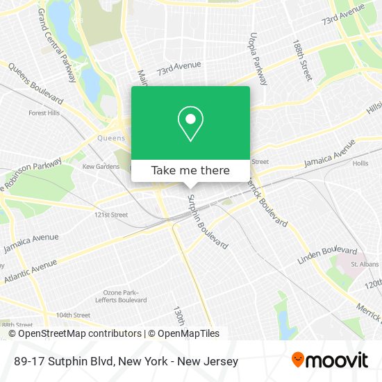 How to get to 89 17 Sutphin Blvd in Queens by Bus Subway or Train?