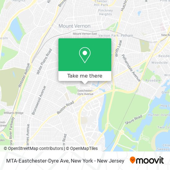 MTA-Eastchester-Dyre Ave map