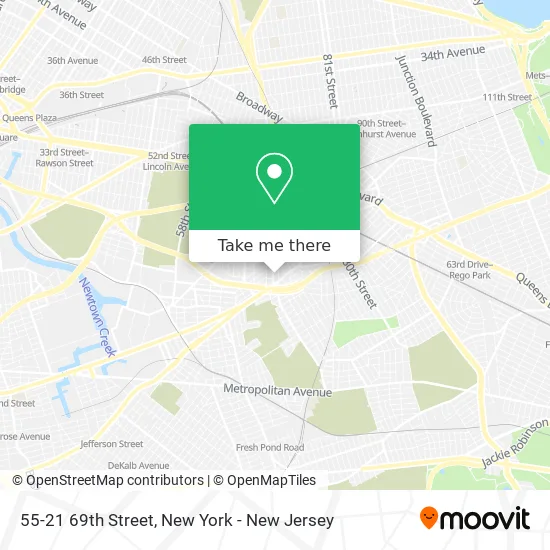 55-21 69th Street map
