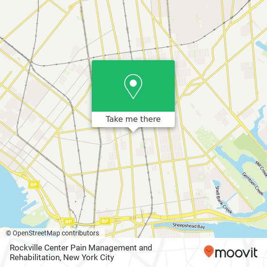 Mapa de Rockville Center Pain Management and Rehabilitation
