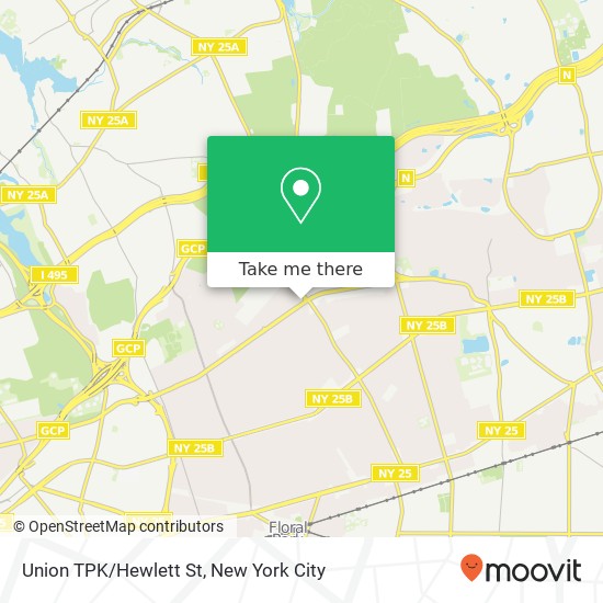 Union TPK/Hewlett St map