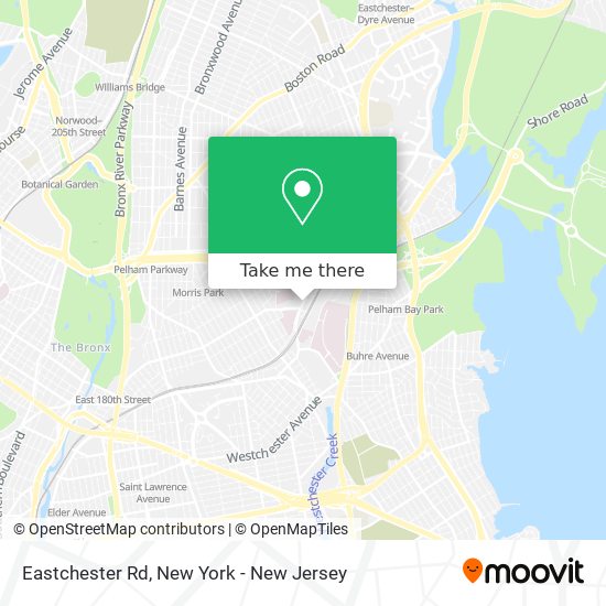 Mapa de Eastchester Rd