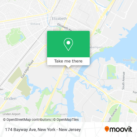 Mapa de 174 Bayway Ave