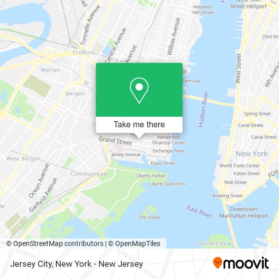 How to get to Jersey City in Jersey City Nj by Bus Train or Subway