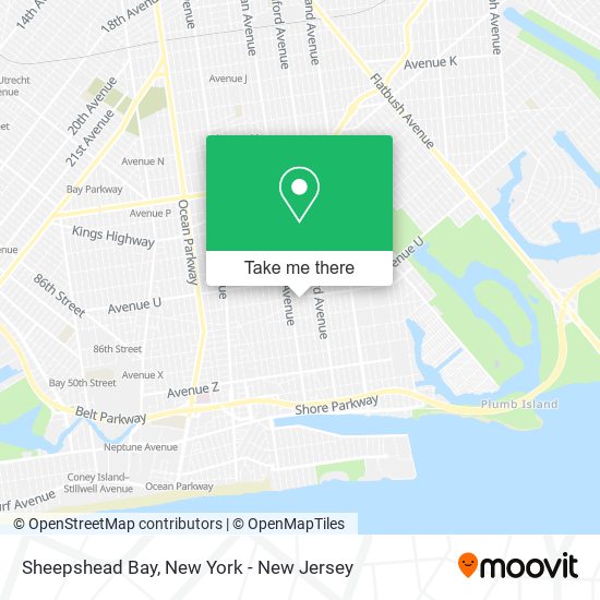 Mapa de Sheepshead Bay