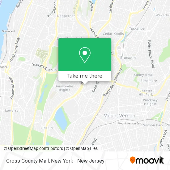 Cross County Mall Map How To Get To Cross County Mall In Yonkers, Ny By Bus, Subway Or Train?
