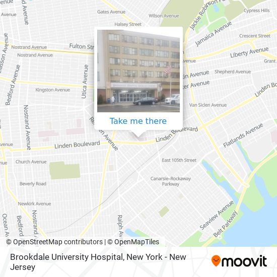 Brookdale University Hospital map