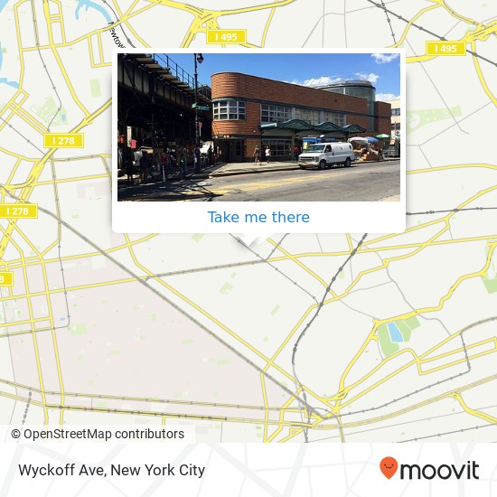 Mapa de Wyckoff Ave