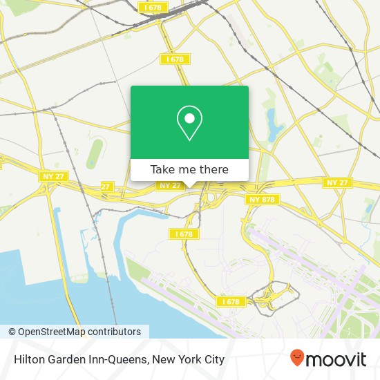 Mapa de Hilton Garden Inn-Queens